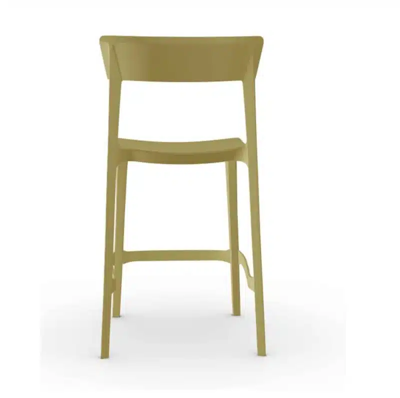 Skin Bar Stool Calligaris at DeFrae Contract Furniture Mustard Yellow