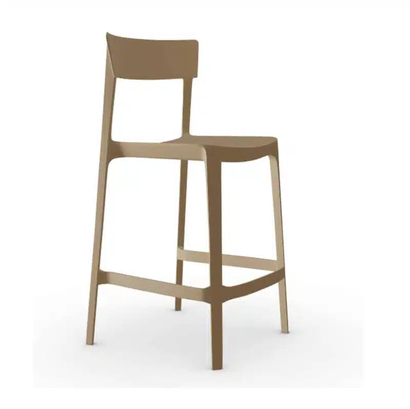 Skin Bar Stool Calligaris at DeFrae Contract Furniture Nougat