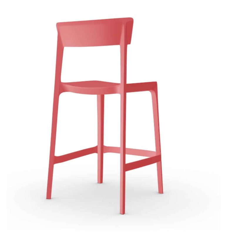 Skin Bar Stool Calligaris at DeFrae Contract Furniture Red