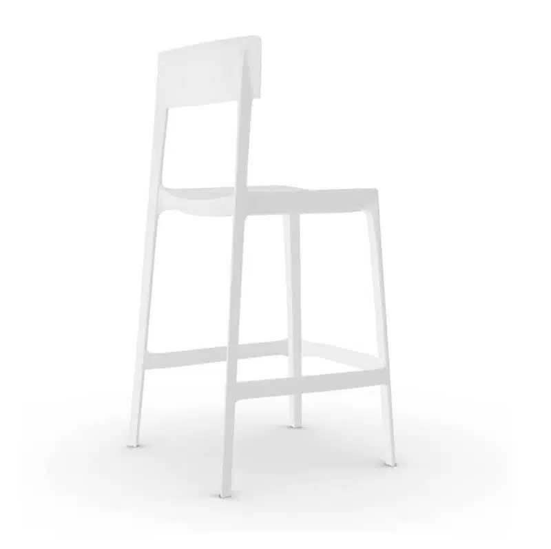 Skin Bar Stool Calligaris at DeFrae Contract Furniture White