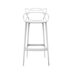 Masters Bar Stool from Kartell available at DeFrae Contract Furniture 75cms seat height White