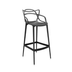 Masters Bar Stool from Kartell available at DeFrae Contract Furniture 75cms seat height black