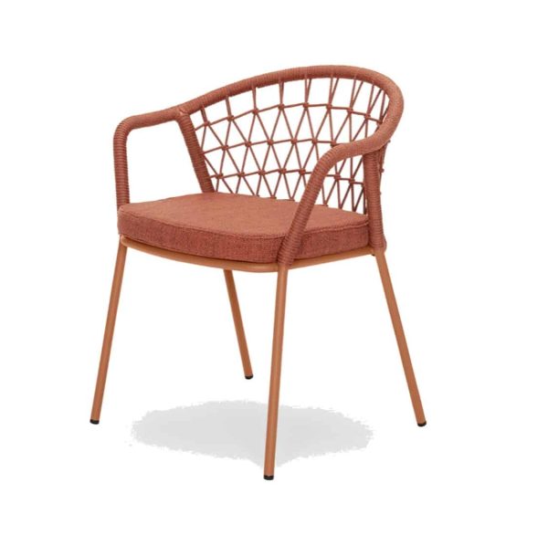 Panarea Armchair 3675 Pedrali at DeFrae Contract Furniture Hero Red Side On