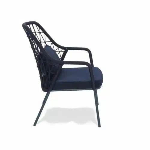 Panarea Lounge Chair 3679 Pedrali at DeFrae Contract Furniture Blue Side On