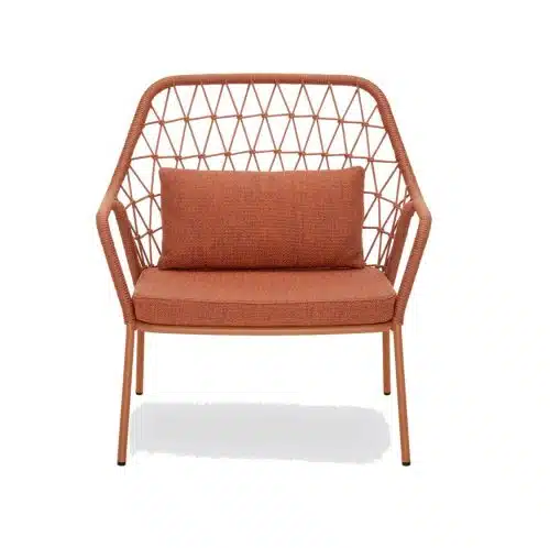 Panarea Lounge Chair 3679 Pedrali at DeFrae Contract Furniture Red