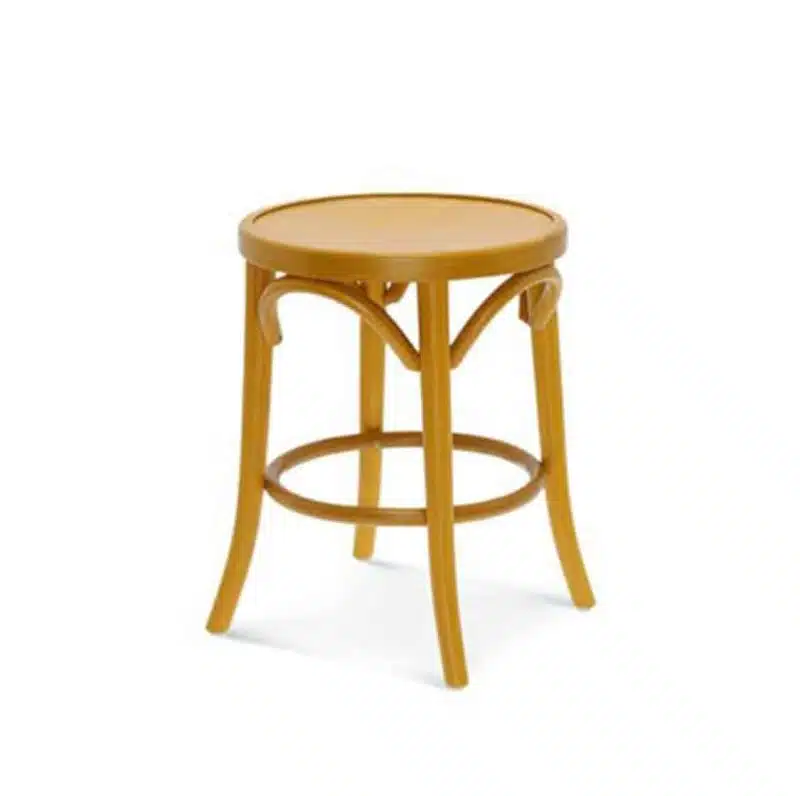 Archie low bentwood stool DeFrae Contract Furniture 2