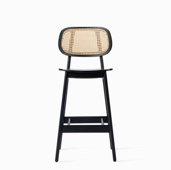 Titus counter stool Vincent Sheppard at DeFrae Contract Furniture Cane Seat and Back
