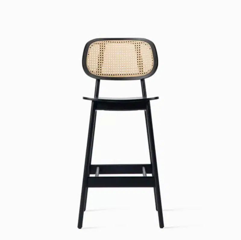 Titus counter stool Vincent Sheppard at DeFrae Contract Furniture Cane Seat and Back