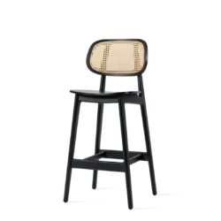 Titus counter stool Vincent Sheppard at DeFrae Contract Furniture Cane Seat and Back side on