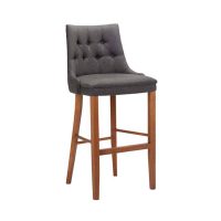 Cortana Deep Button Bar Stool DeFrae Contract Furniture