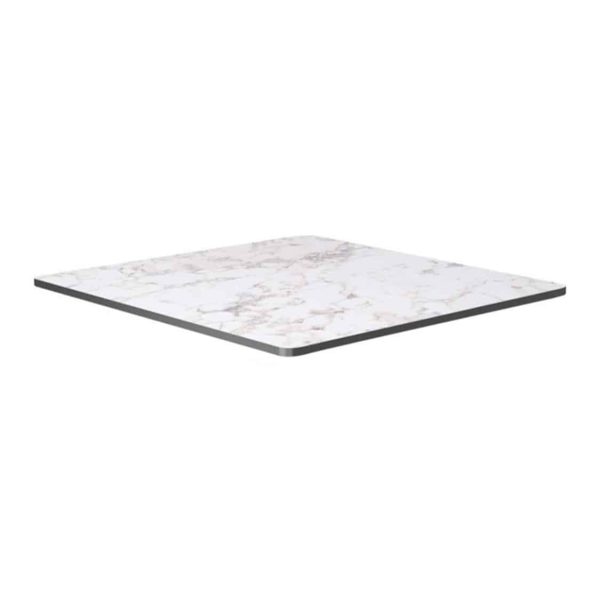 Extrema Carerra Marble Effect Outdoor Tabletops DeFrae Contract Furniture Square