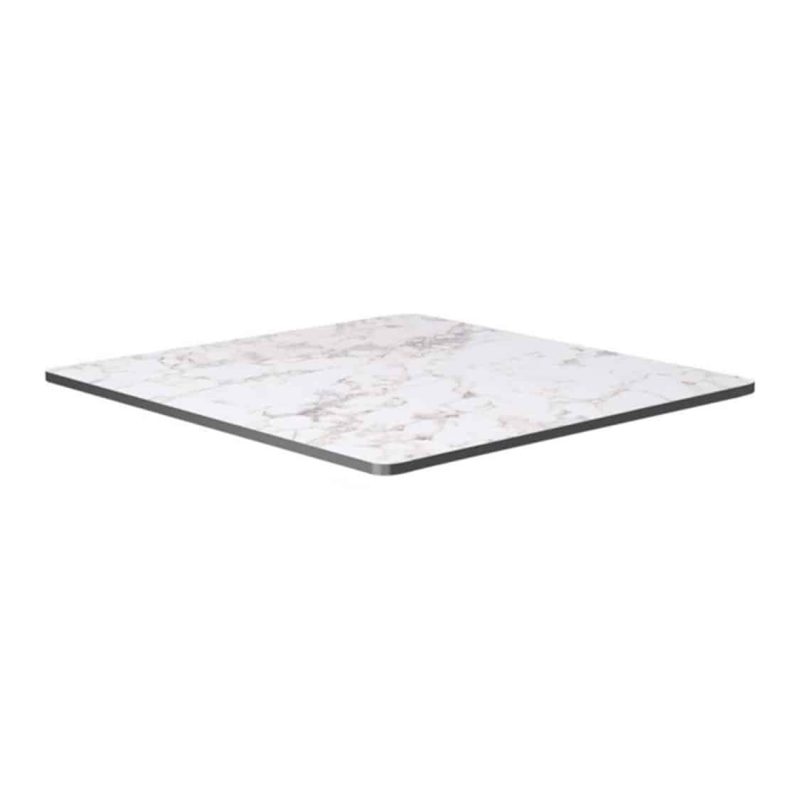 Extrema Carerra Marble Effect Outdoor Tabletops DeFrae Contract Furniture Square