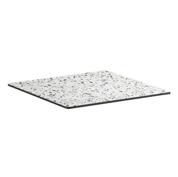 Extrema Mixed Terrazzo Effect Outdoor Tabletops DeFrae Contract Furniture Square
