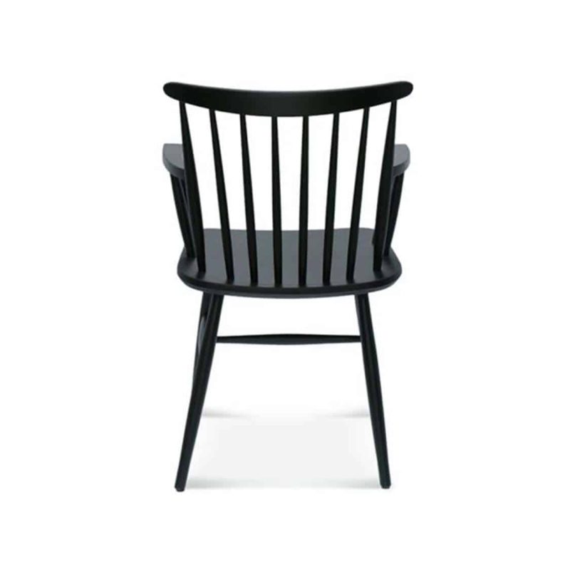 Wand Armchair Spindle Back DeFrae Contract Furniture Back View