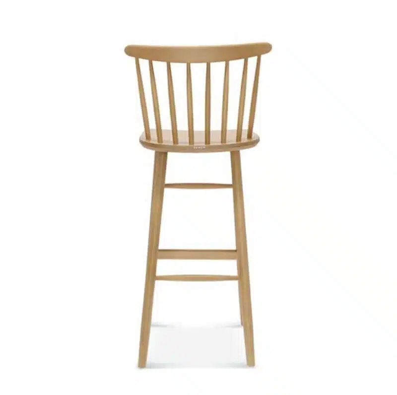 Wand Bar Stool Spindle Back DeFrae Contract Furniture Back View