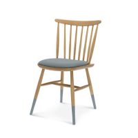 Wand Side Chair Spindle Back DeFrae Contract Furniture Natural Oak