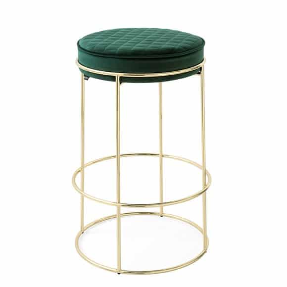 Atollo Ottoman Bar Stool by Calligaris at DeFrae Contract Furniture Forest Green