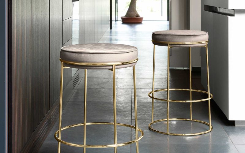 Atollo Ottoman Bar Stool by Calligaris at DeFrae Contract Furniture