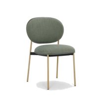 Blume 2950 Side Chair Pedrali at DeFrae Contract Furniture Antique Brass Frame