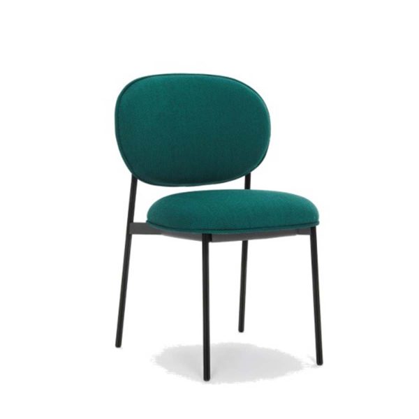 Blume 2950 Side Chair Pedrali at DeFrae Contract Furniture Black Metal Frame