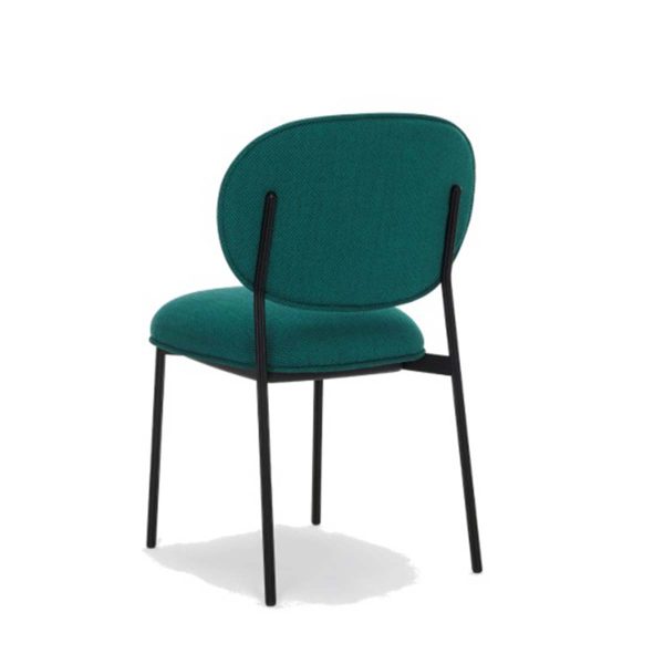 Blume 2950 Side Chair Pedrali at DeFrae Contract Furniture Black Metal Frame