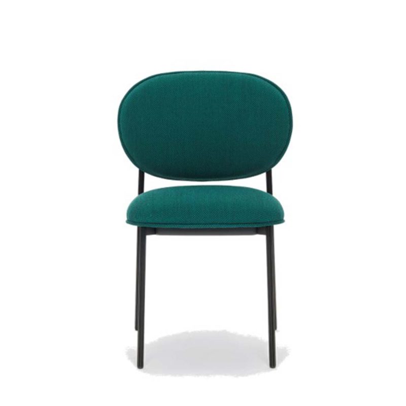 Blume 2950 Side Chair Pedrali at DeFrae Contract Furniture Black Metal Frame
