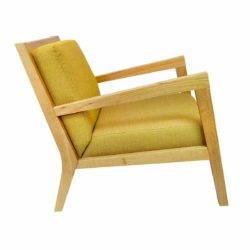 Clooney lounge armchair DeFrae Contract Furniture Natural Stain