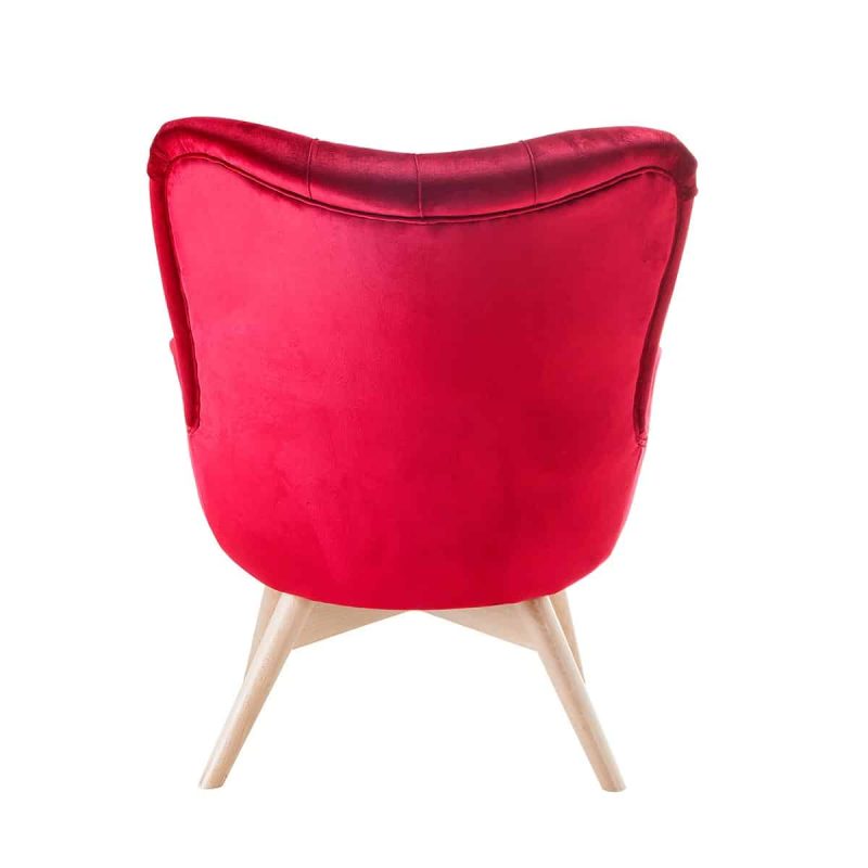 Malmo Caro wingback armchair cross stitch DeFrae Contract Furniture