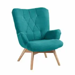 Malmo Caro wingback armchair cross stitch DeFrae Contract Furniture