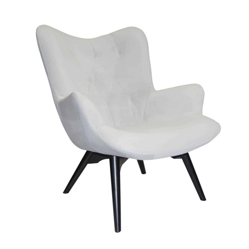 Malmo Caro wingback armchair cross stitch DeFrae Contract Furniture