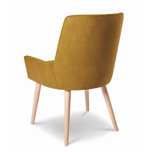 Bibi Side Chair DeFrae Contract Furniture Back View