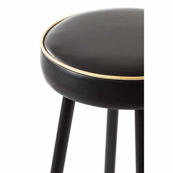 Block B Bar Stool DeFrae Contract Furniture close up seat