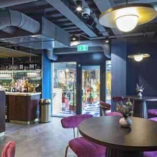 Restaurant Bar Furniture by DeFrae Contract Furniture at Chiswick Cinema