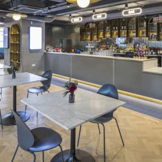 Restaurant Bar Furniture by DeFrae Contract Furniture at Chiswick Cinema