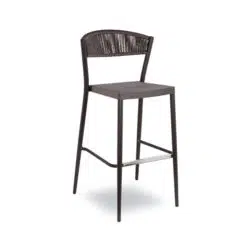 Duke Barstool Anthracite DeFrae Contract Furniture Outside