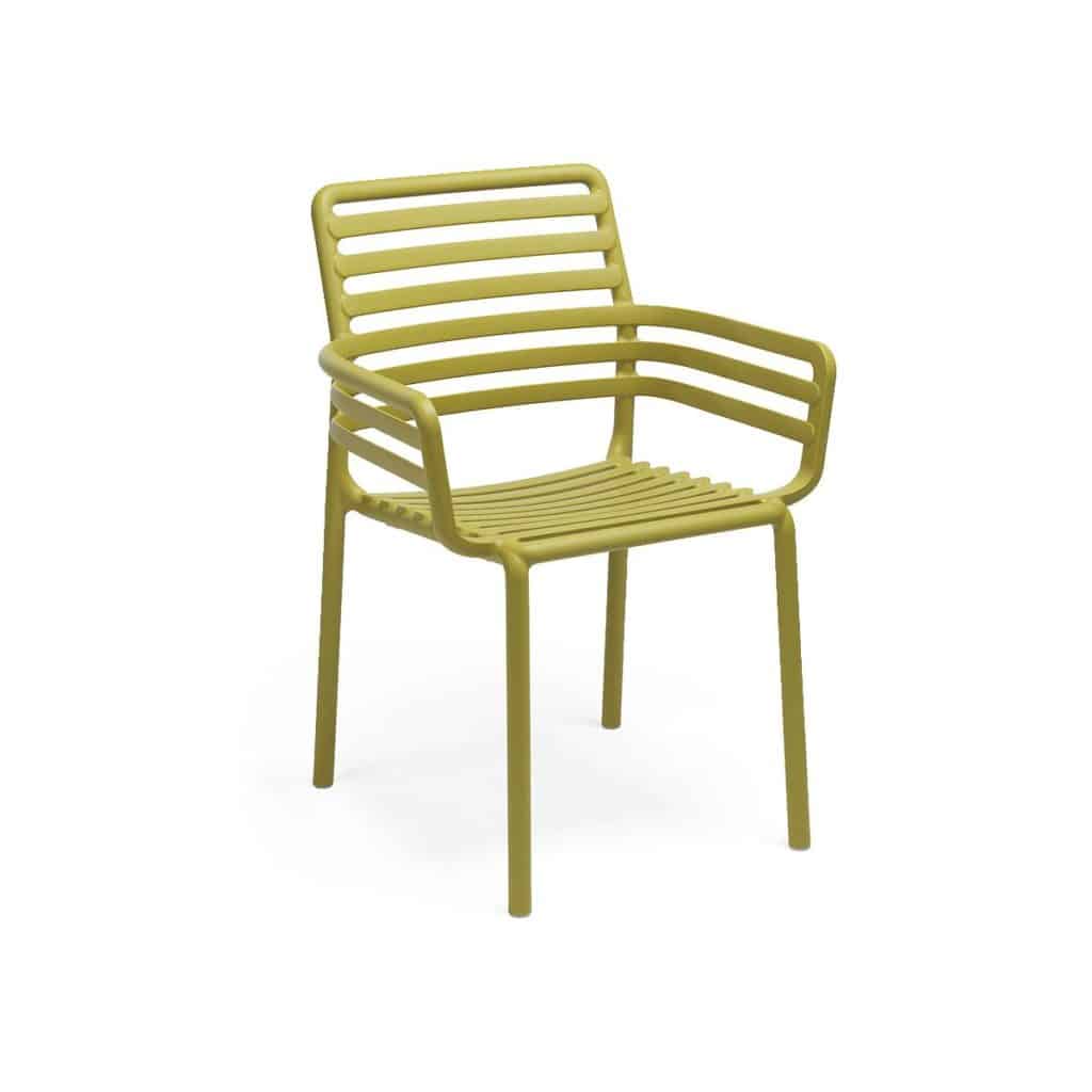 Doga Armchair in Mustard Yellow DeFrae Contract Furniture
