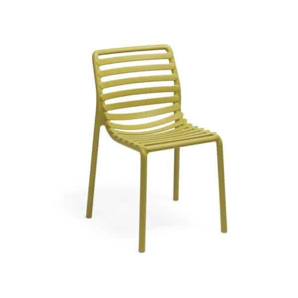 Doga Side Chair in Mustard Yellow DeFrae Contract Furniture