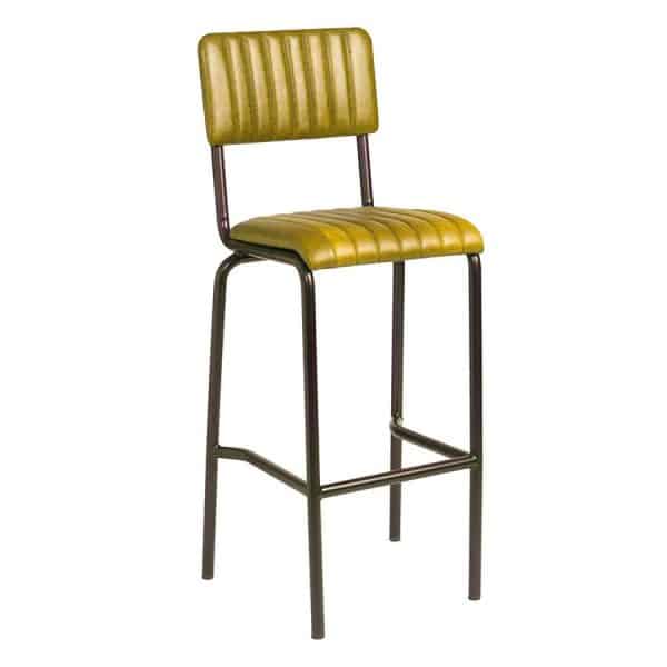 Home Bar Stool Vintage Gold from DeFrae Contract Furniture