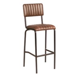 Home Bar Stool in Brown from DeFrae Contract Furniture