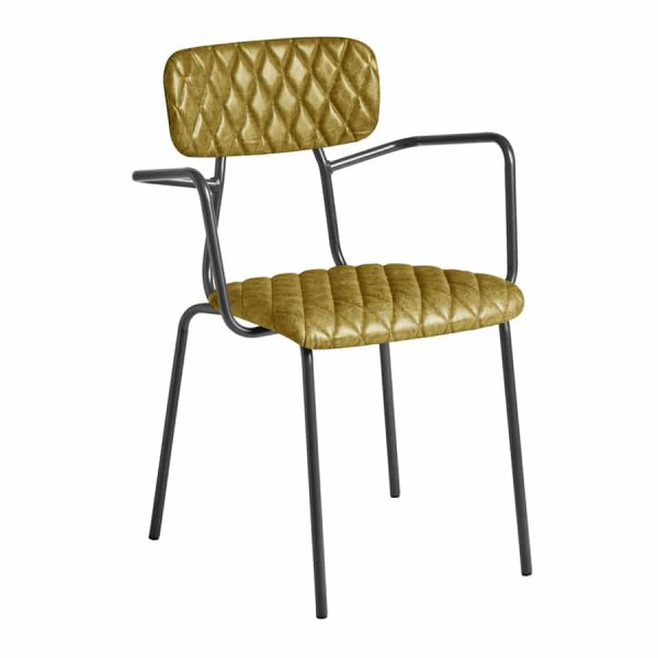 Kara Armchair Vintage Gold from DeFrae Contract Furniture