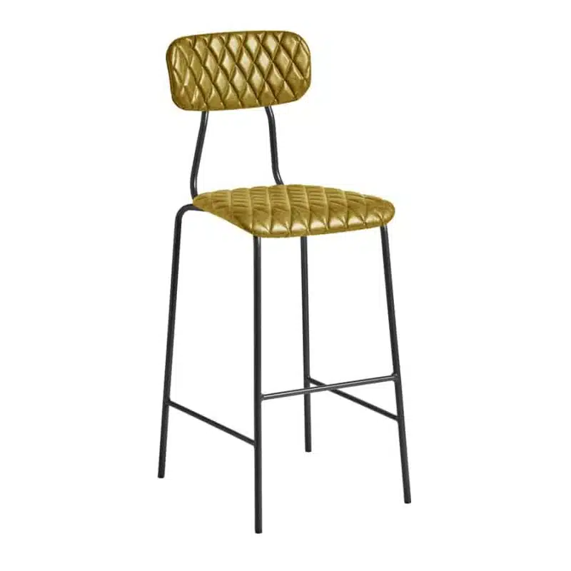 Kara Bar Stool Vintage Gold from DeFrae Contract Furniture