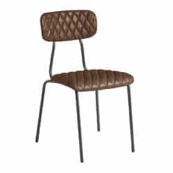 Kara Side Chair in Brown from DeFrae Contract Furniture
