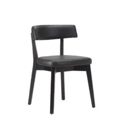 Nico Black Side Chair DeFrae Contract Furniture