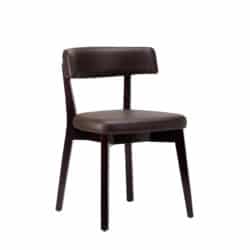 Nico Brown Side Chair DeFrae Contract Furniture
