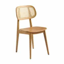 Adore Side Chair in Natural With Cane Back DeFrae Contract Furniture