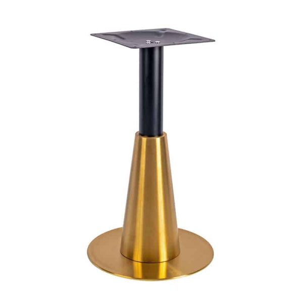 Ares Table Base Brass Base DeFrae Contract Furniture