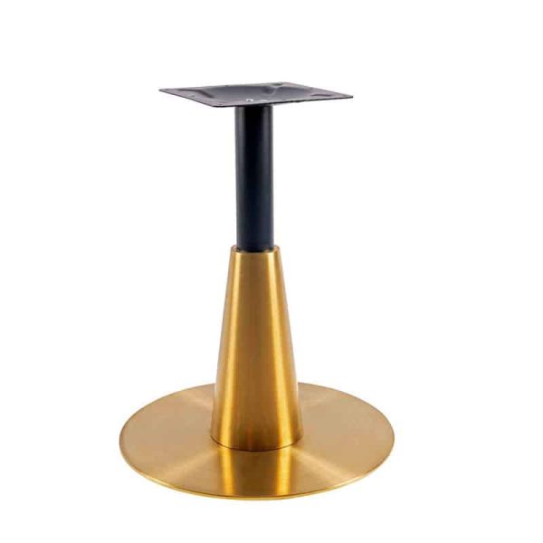 Ares Table Base Brass Base DeFrae Contract Furniture Large