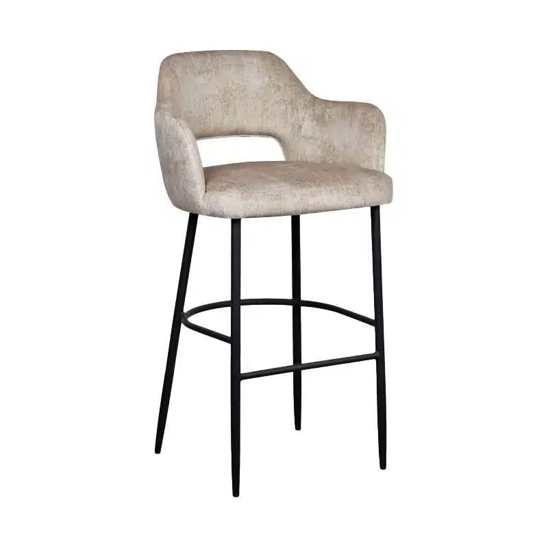 Kelsey Bar Stool Open Back Metal Frame DeFrae Contract Furniture Kandy BS