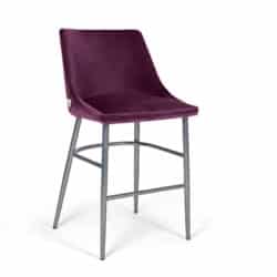 Cici Bar Stool and Brass Metal Frame DeFrae Contract Furniture Kitchen Height