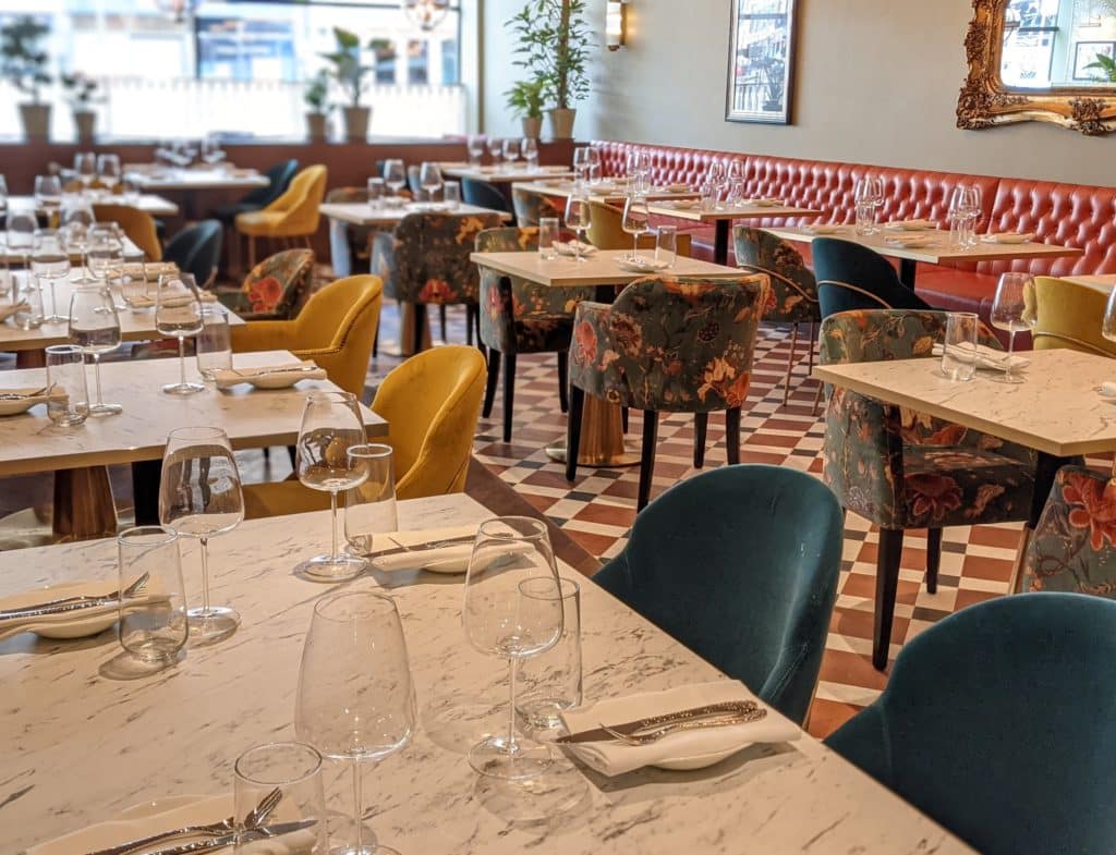 Restaurant Furniture by DeFrae Contract Furniture at Belluccis Wakefield